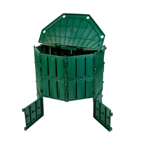 Компостер Павловская Заря Удачный 600 л с крышкой и дном