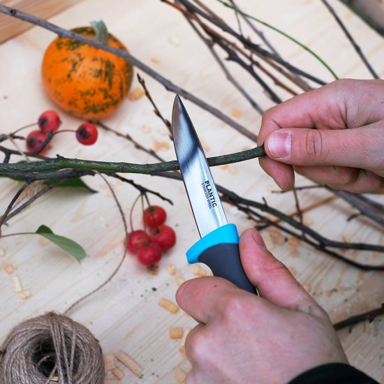 Нож Plantic Light (27465-01) обрезиненная рукоятка лезвие 100 мм