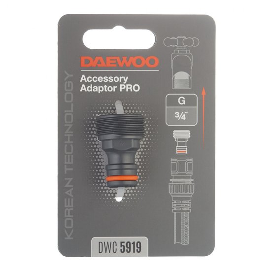 Адаптер 3/4 для крана Daewoo пластиковый (DWC 1919)