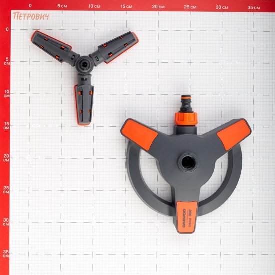 Дождеватель Daewoo пластиковый круговой 1 режим (DWS 1020)