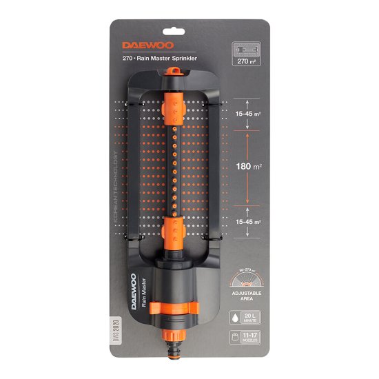 Дождеватель Daewoo пластиковый осциллирующий 1 режим (DWS 2020)