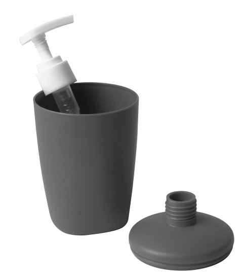 Дозатор для жидкого мыла Berossi Aqua цвет базальт