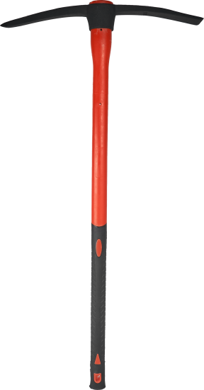 Кирка кованая 3926 фиберглассовая рукоятка 900 мм 1500 г