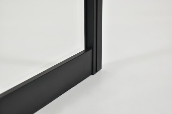 Душевая ширма Apart Black Метакам квадратная 80x80x185см цвет профиля черный раздвижная стекло 4мм прозрачное