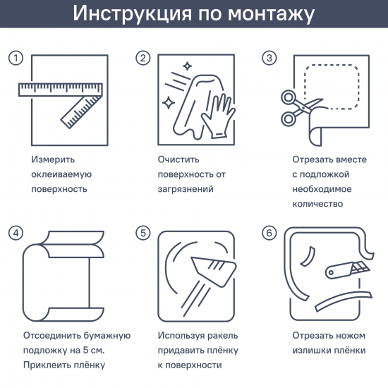Пленка самоклеящаяся Глянец 0.45x2 м цвет белый 120 мкр