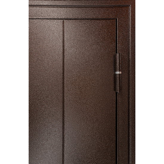 Дверь входная металлическая Форпост 74 95x205 см правая антик коричневый