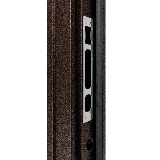 Дверь входная металлическая Форпост 74 95x205 см правая антик коричневый