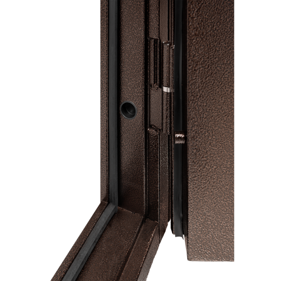 Дверь входная металлическая Форпост 74 95x205 см правая антик коричневый