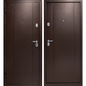 Дверь входная металлическая Форпост 74 95x205 см левая антик коричневый