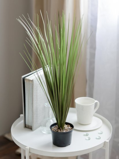 Искусственное растение в горшке осока Гарри h50 см