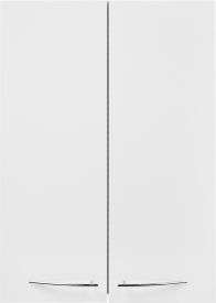 Шкаф для ванной подвесной Краков К-НАВ50 50x73 см цвет белый