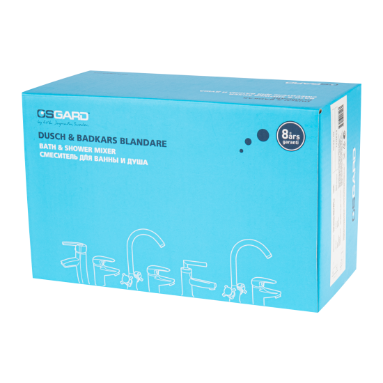 Смеситель для душа Osgard Endi 17043 однорычажный цвет хром