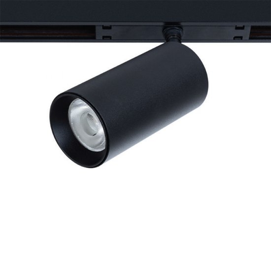 Светодиодный трековый светильник магнитный Arte Lamp Optima 3000К 16 Вт 1 кв.м черный (A7282PL-1BK)