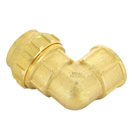 Угол ПНД Tiemme компрессионный переходной 20х1/2 ВР(г) латунь