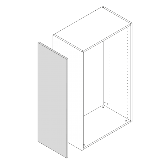 Фальшпанель для кухонного шкафа Касли 37x76.8 см Delinia ID ЛДСП цвет касли