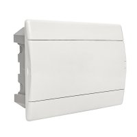 Щит распределительный встраиваемый EKF Proxima SlimBox ЩРВ-П-12 12 модулей IP41 пластик цвет белый