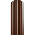 Штакетник GrandLine М-образный фигурный 1.8м коричневый