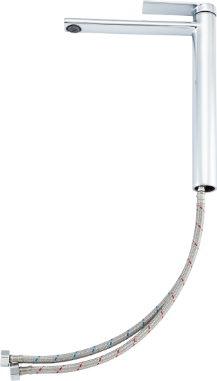 Смеситель для раковины Frap Arne F10204-2 однорычажный на столешницу цвет хром