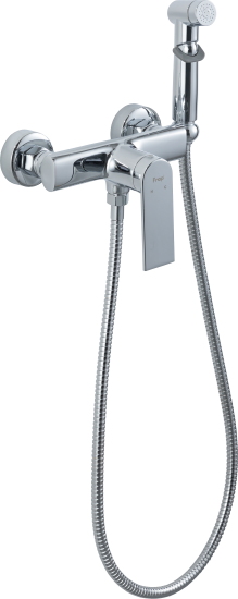 Гигиенический душ Frap Arne F20204, набор со смесителем, цвет хром