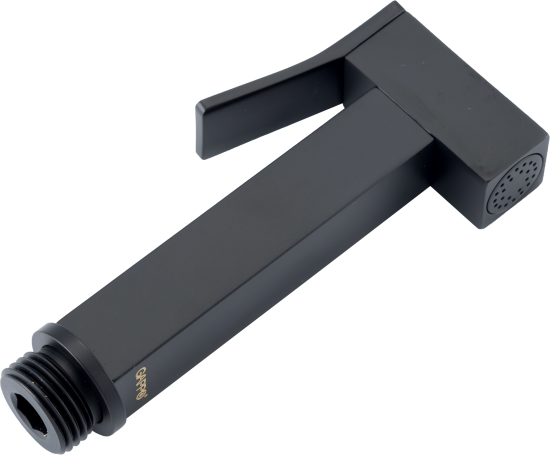 Гигиенический душ Gappo Eder GL7301-6, набор со смесителем, цвет черный матовый