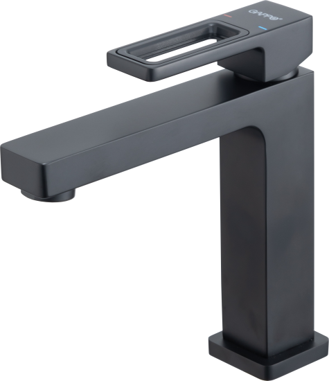 Смеситель для раковины Gappo Eder GL1301-6 однорычажный цвет черный матовый