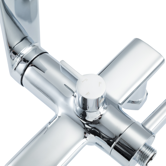 Душевая система Frap Arne F24204 со смесителем 3 режима цвет хром