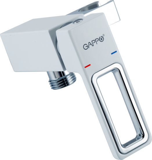 Гигиенический душ Gappo Eder GL7301-8, набор со смесителем, цвет белый хром