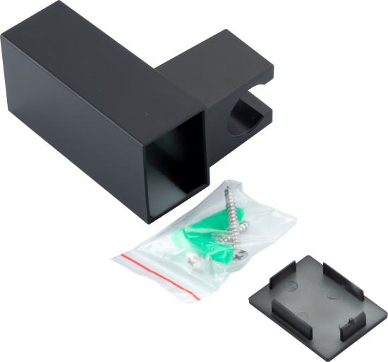 Смеситель для ванны Gappo Eder GL3201-6 однорычажный с лейкой и шлангом цвет черный матовый