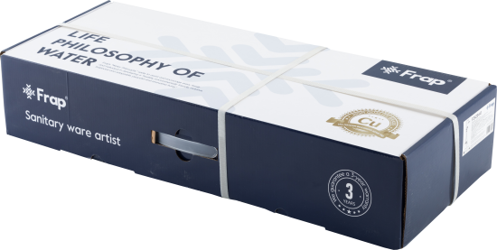 Душевая система Frap Arne F24204-6 со смесителем 3 режима цвет черный матовый