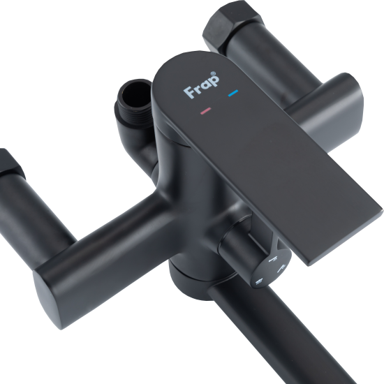Душевая система Frap Arne F24204-6 со смесителем 3 режима цвет черный матовый