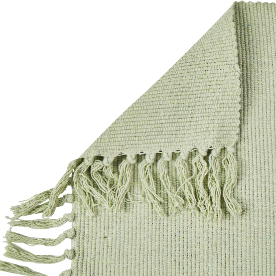 Коврик декоративный хлопок Solid Mat JBT-001-01 50x80 см цвет зеленый