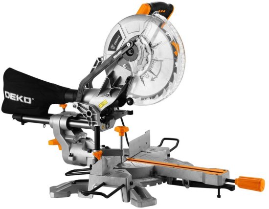 Пила торцовочная сетевая Deko DKMS255, 2300 Вт, 255 мм