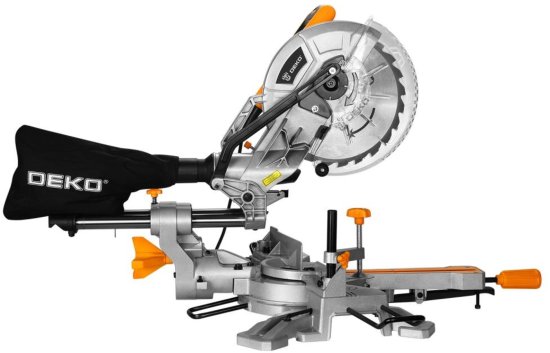 Пила торцовочная сетевая Deko DKMS255, 2300 Вт, 255 мм