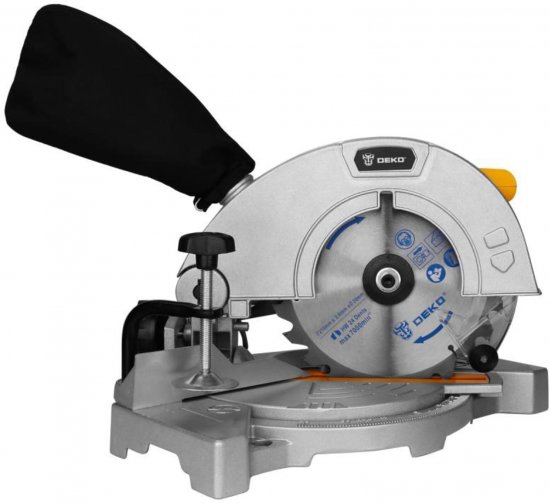Пила торцовочная сетевая Deko DKMS210, 1500 Вт, 210 мм