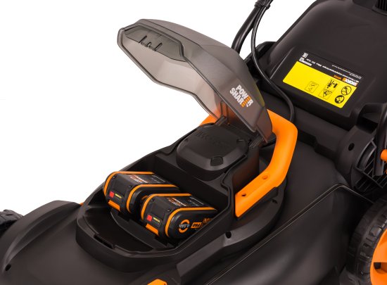 Газонокосилка аккумуляторная Worx WP771E 40 В 40 см 2x4 Ач АКБ и ЗУ входит в комплект