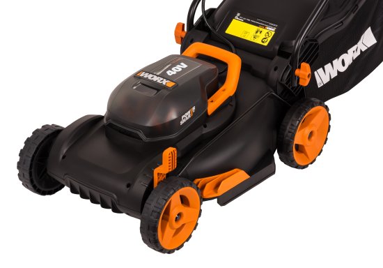 Газонокосилка аккумуляторная Worx WP771E 40 В 40 см 2x4 Ач АКБ и ЗУ входит в комплект