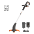Триммер аккумуляторный Worx WP158E 20 В 1x2 Ач АКБ и ЗУ входит в комплект