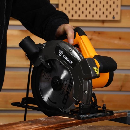 Пила циркулярная сетевая Deko DKCS1900, 1900 Вт, 190 мм