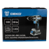 Дрель-шуруповерт аккумуляторная бесщёточная Deko ZKCD20V, 20 В Li-ion 2x2 Ач