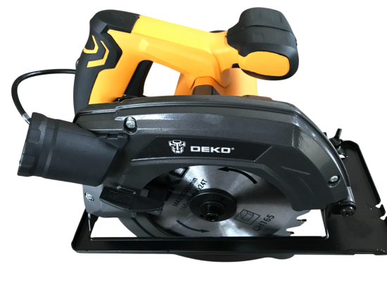 Пила циркулярная сетевая Deko DKCS1600, 1600 Вт, 165 мм