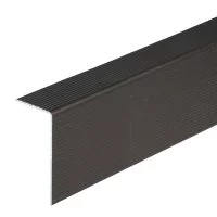 Профиль алюминиевый угловой Terradeck 52 30x60x3000 мм цвет коричневый
