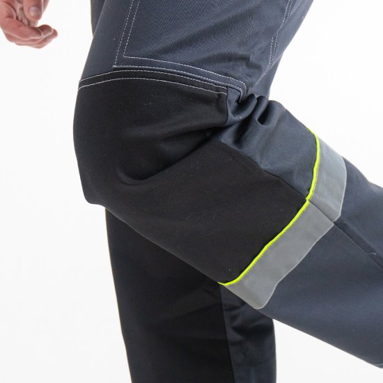 Костюм мужской рабочий Joker Корвет Коттон КБ 1 52-54 рост 170-176 см темно-серый/лимон