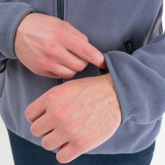 Толстовка на молнии флисовая Joker 52-54 рост 170-176 см серая