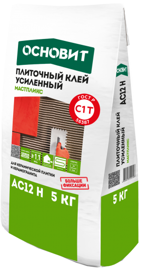 Клей для плитки Основит С1T AC12 H 5 кг