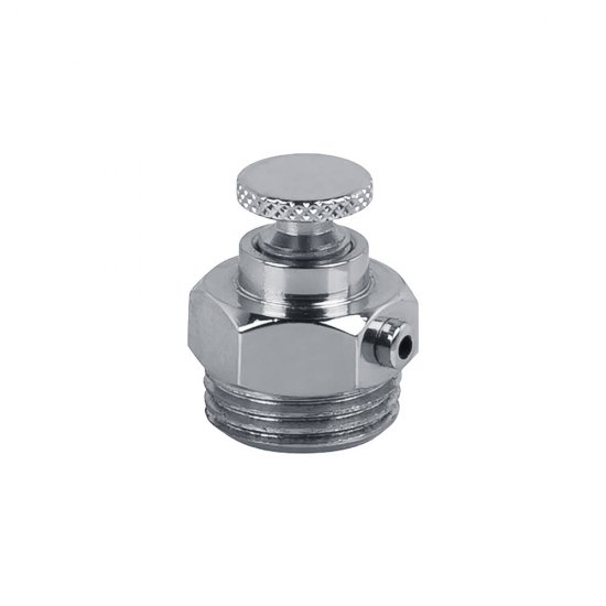 Воздухоотводчик правый SR Rubinetterie 0327-1 1/2 НР(ш) для радиатора ручной (0327-1500C000)