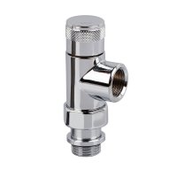 Клапан запорный осевой SR Rubinetterie Tondera 1/2 ВР(г) х 1/2 НР(ш) для радиатора (0671-1500C000)
