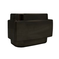 Крышка декоративная SR Rubinetterie Free Style 50 мм для радиатора черная матовая (0713-0000V00S)