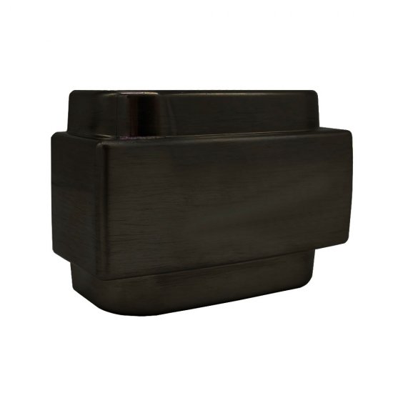 Крышка декоративная SR Rubinetterie Free Style 50 мм для радиатора черная матовая (0713-0000V00S)