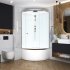 Душевая кабина Domani-Spa Simple высокий поддон 90x90 см цвет хром