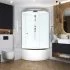 Душевая кабина Domani-Spa Simple высокий поддон 90x90 см цвет хром
